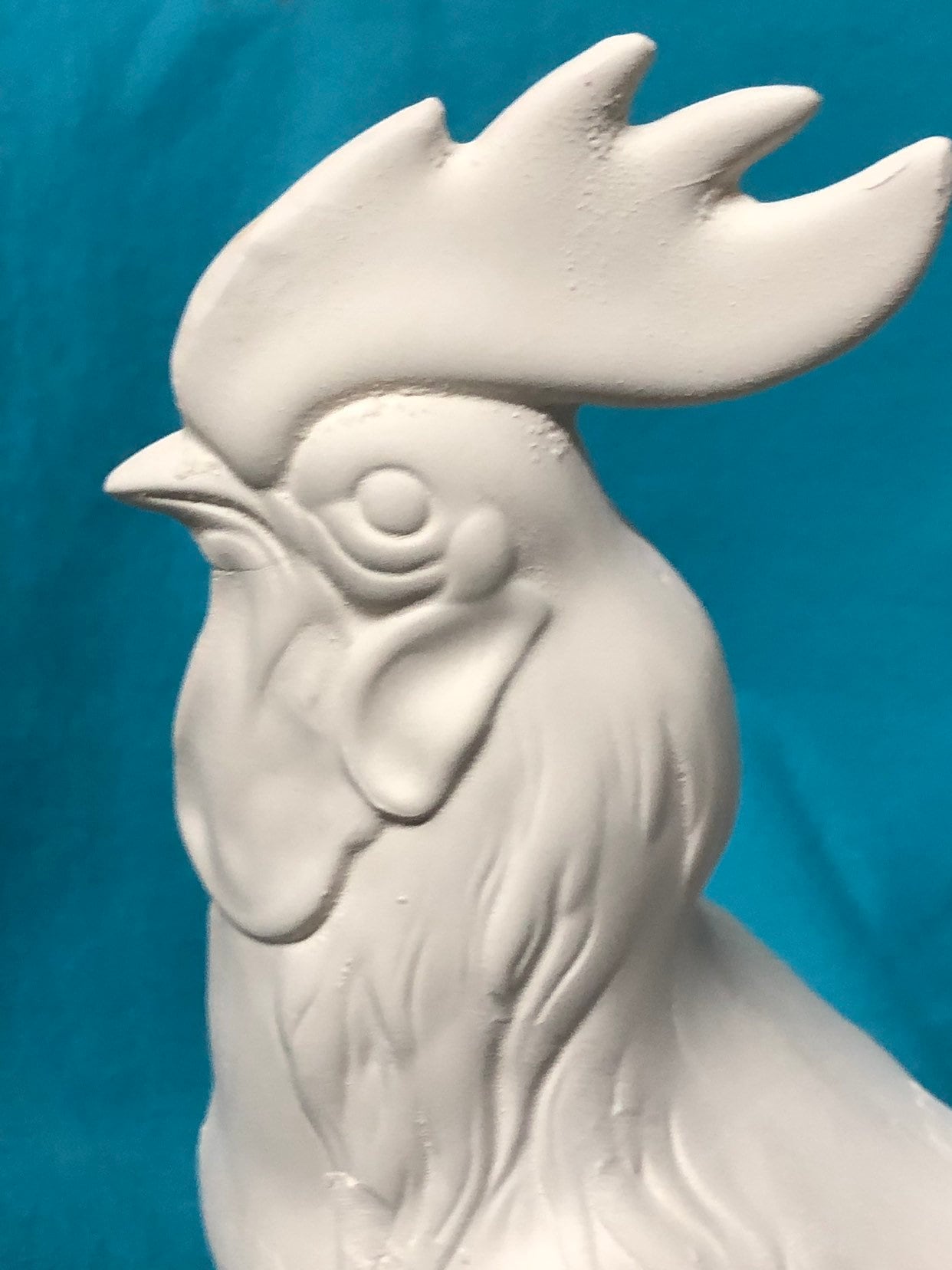 Large Rooster Ceramic Bisque ready to paint