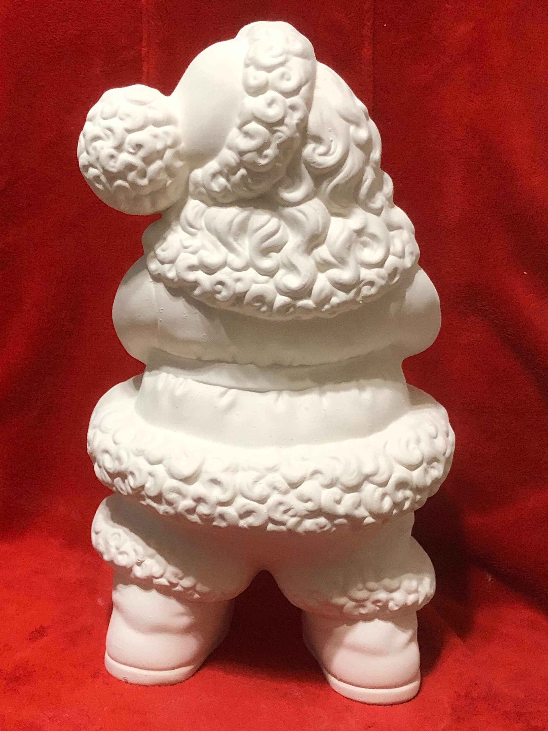 Santa Claus ceramic bisque ready to paint