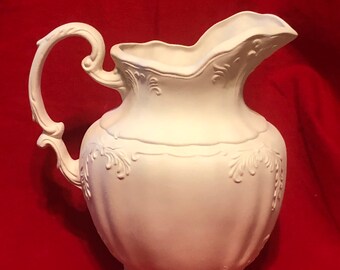 Vintage Arnels Molds Victorian Pitcher or Vase in ceramic bisque ready to paint