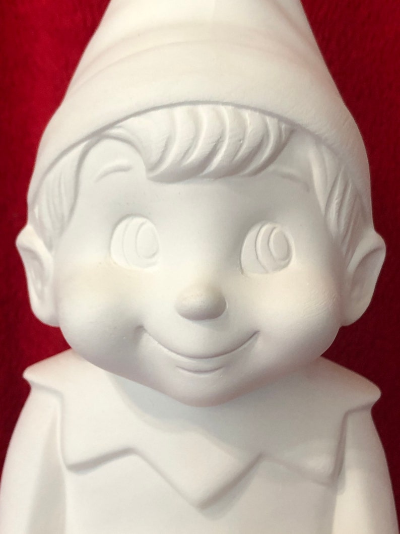 Mayco Molds Vintage Elf in ceramic bisque ready to paint image 3