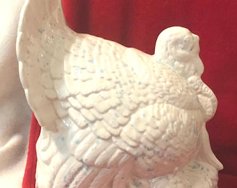 Handmade Ceramic Turkey Sculpture - Turkey Figurine - Turkey Home Decor - Holiday Essentials - Home and Garden - Unique Gift - Centerpiece