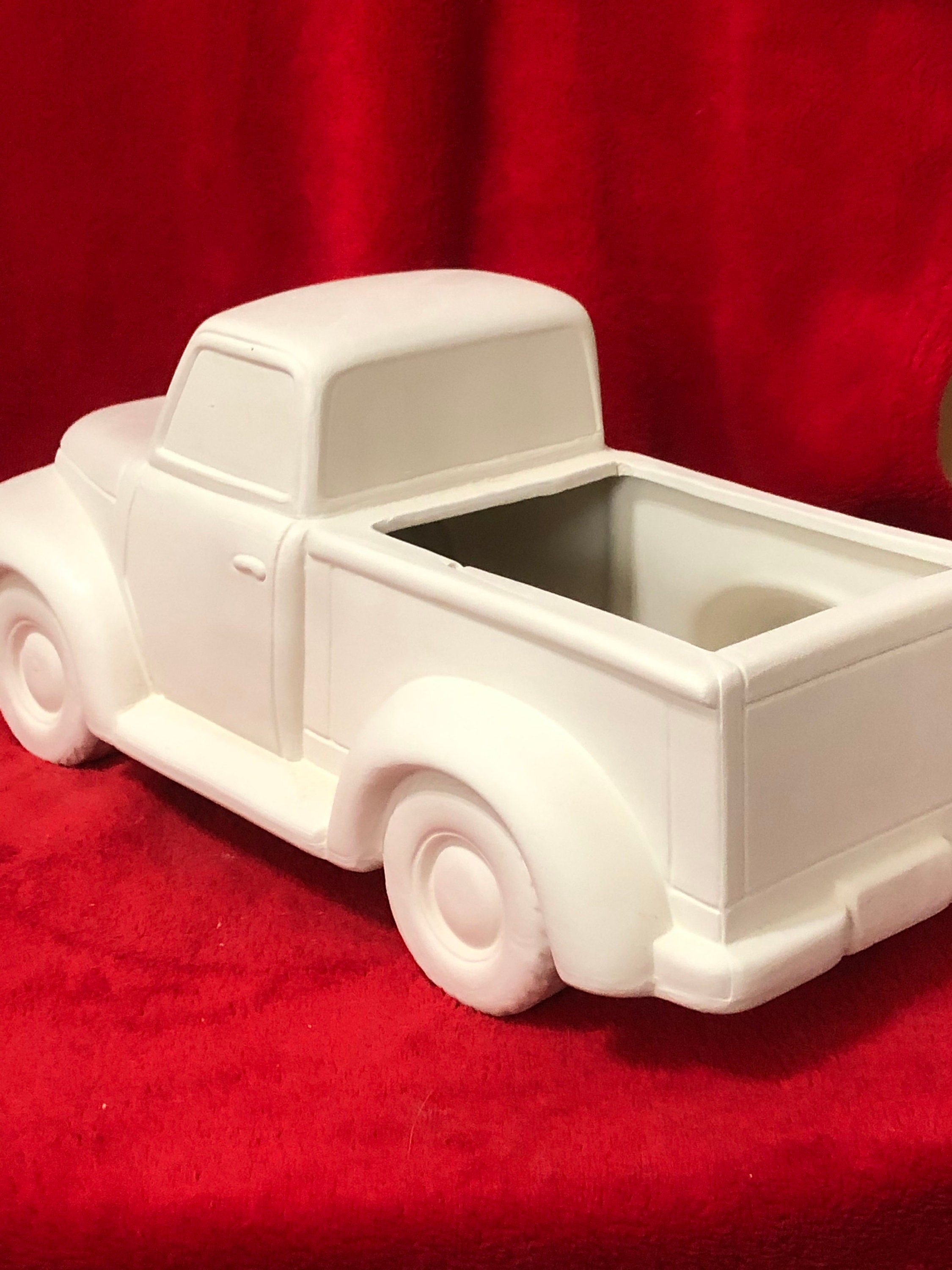 Mayco Classic Pickup Truck planter in Ceramic Bisque Ready Etsy UK