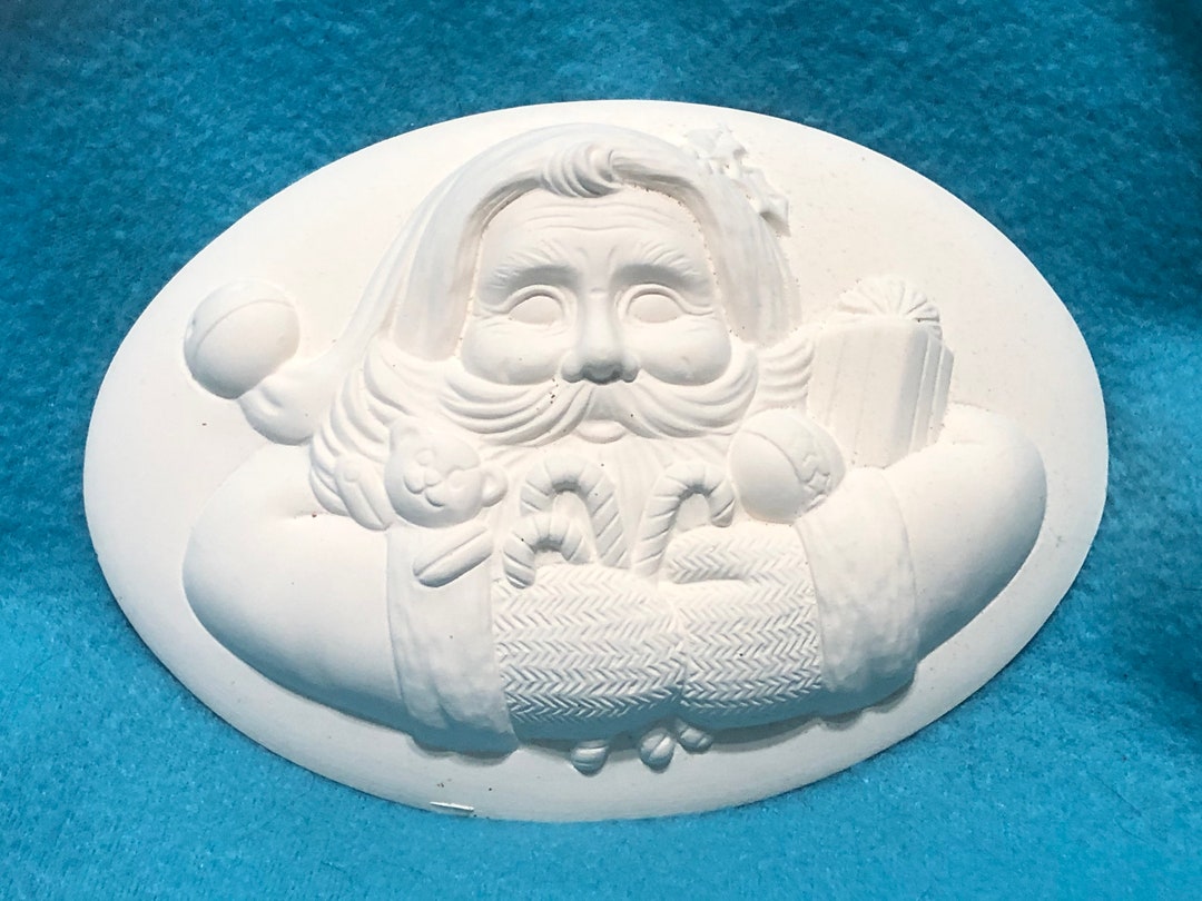 Santa Insert Set of 2 Santa Inserts for Donna's Ceramic Basket - Etsy