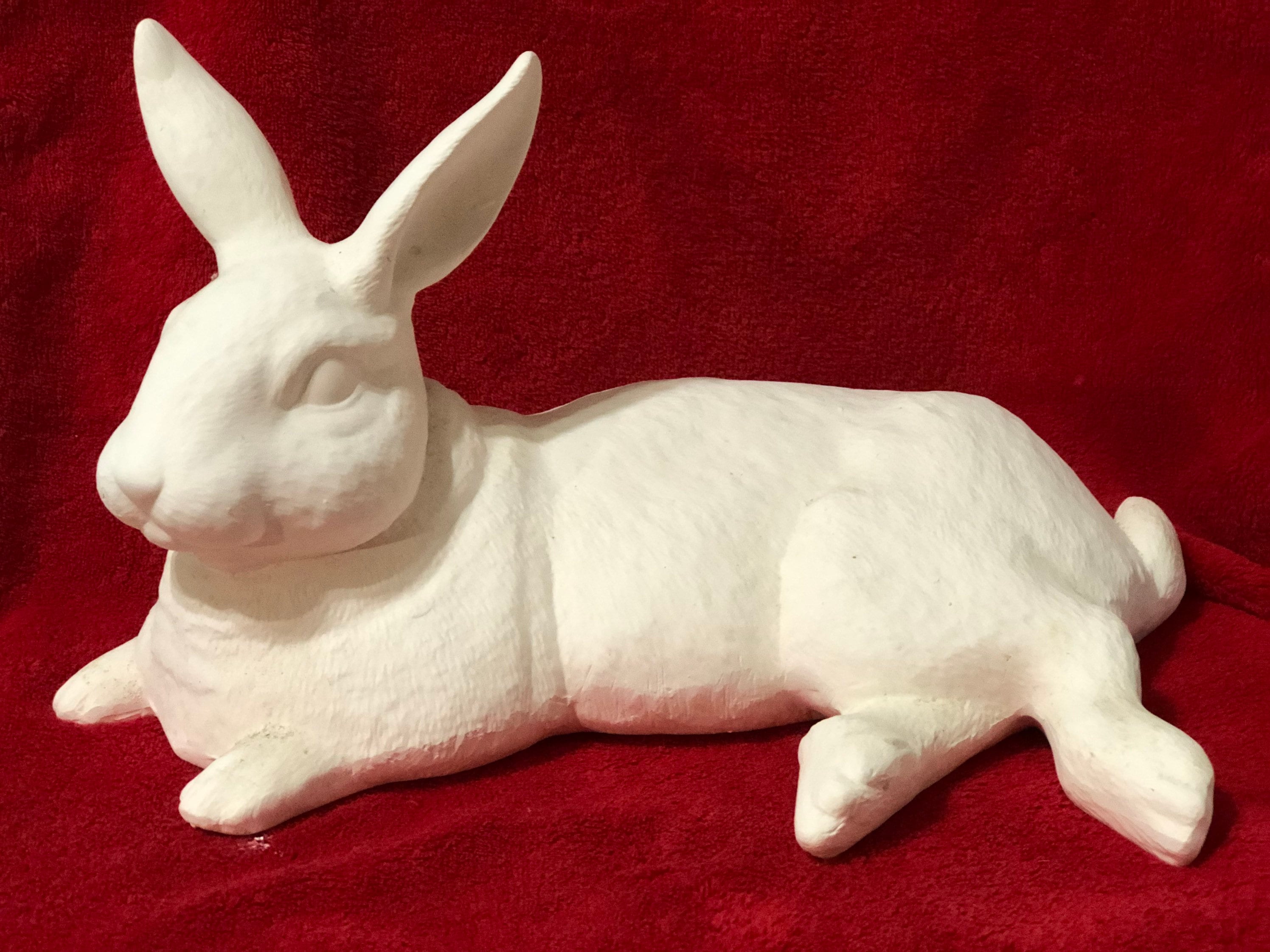 rabbit ceramic sculpture