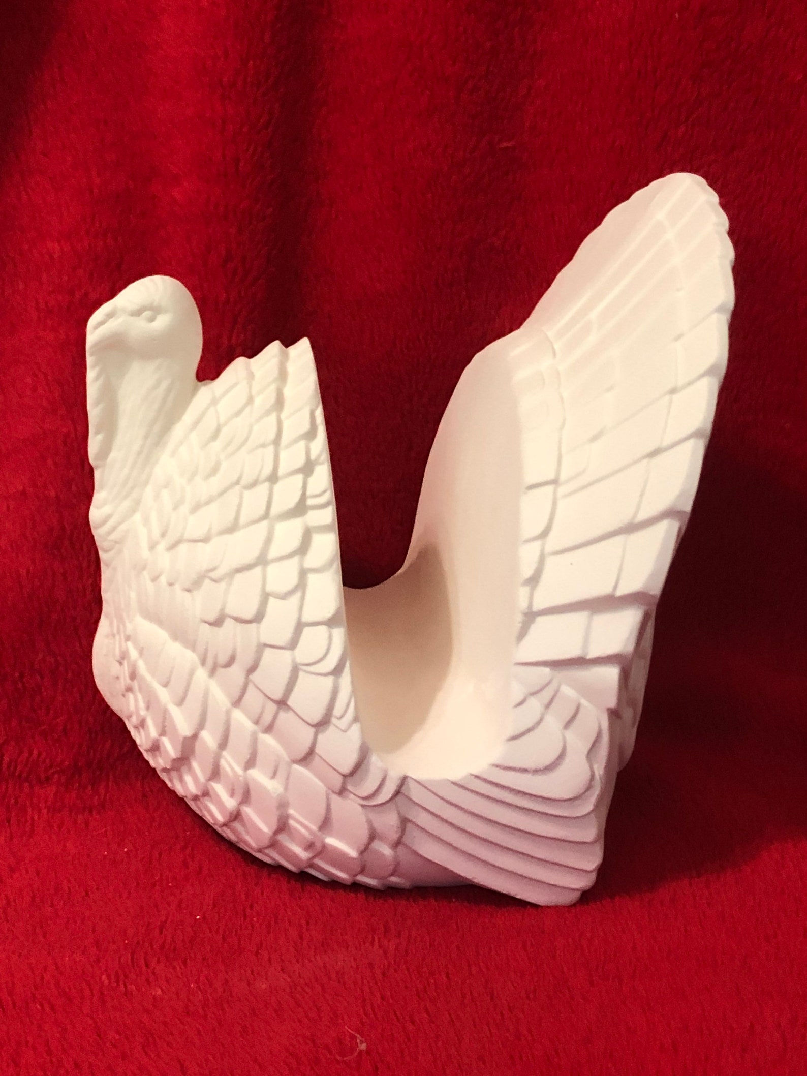 Turkey Napkin Holder in Ceramic Bisque Ready to Paint Etsy
