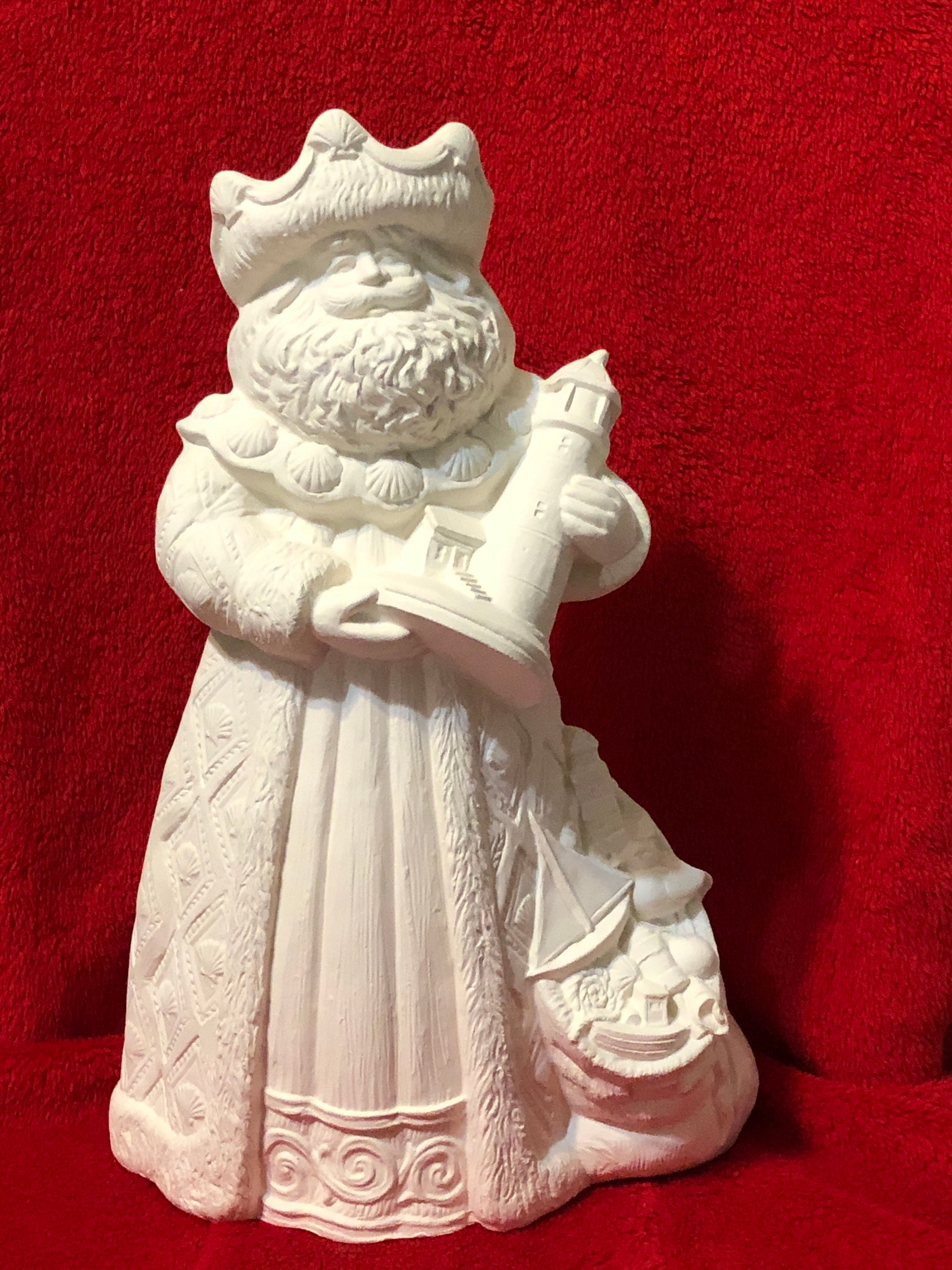 Gare Malis Xxx Video - Rare 15 Ceramic Gare Lighthouse Santa in Bisque Ready to - Etsy