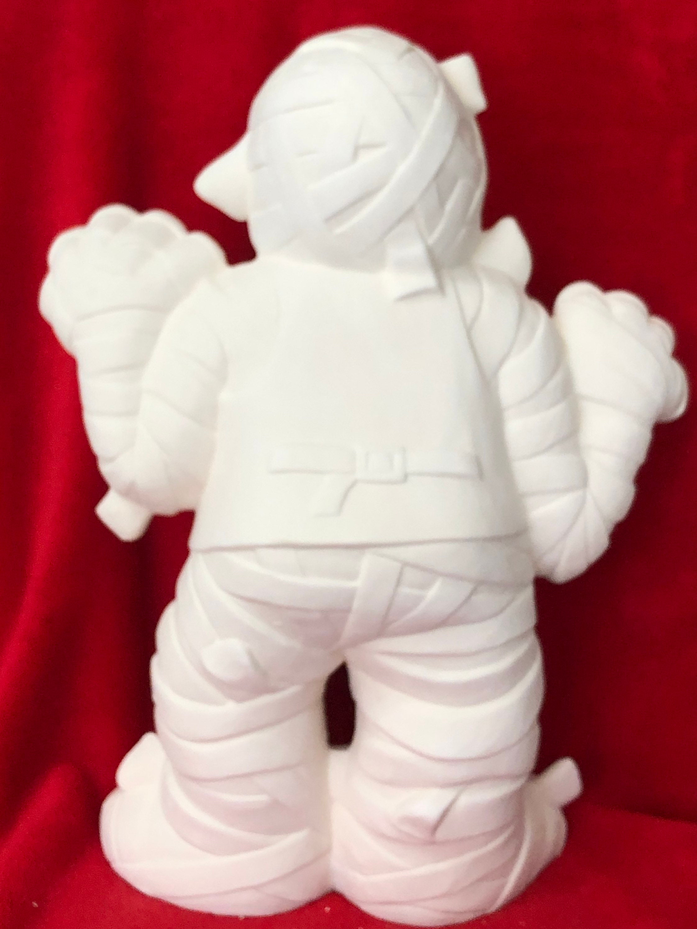 Large Clay Magic Mummy in ceramic bisque ready to paint