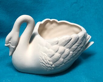 Swan Bowl or Violet Planter