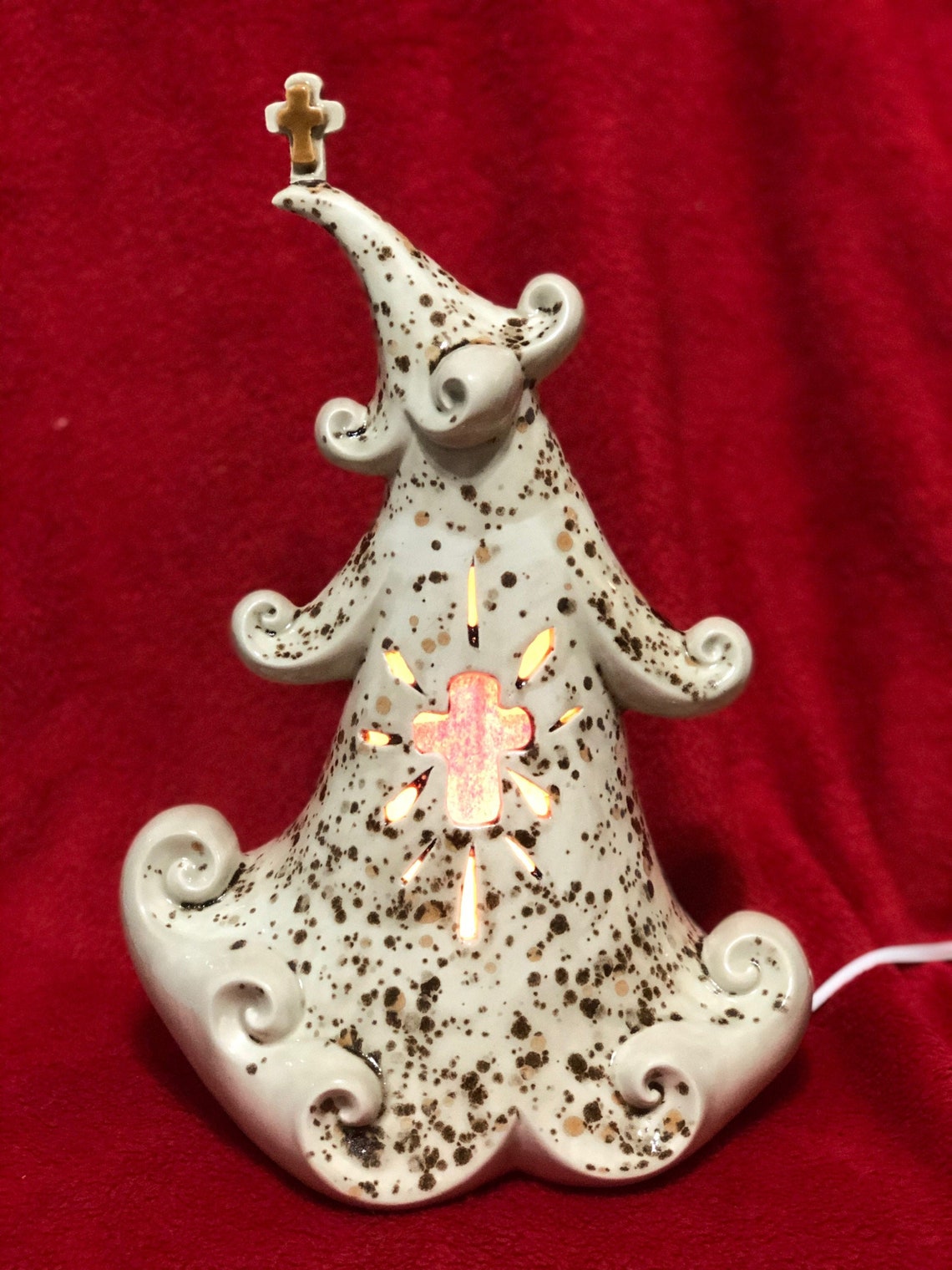 Glazed Ceramic Easter Jolly Tree Etsy