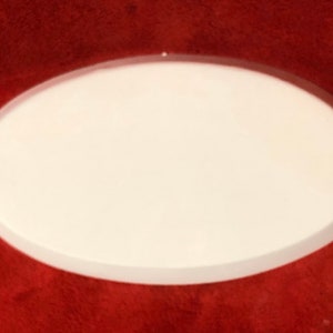 Oval Base in ceramic bisque ready to paint by jmdceramicsart