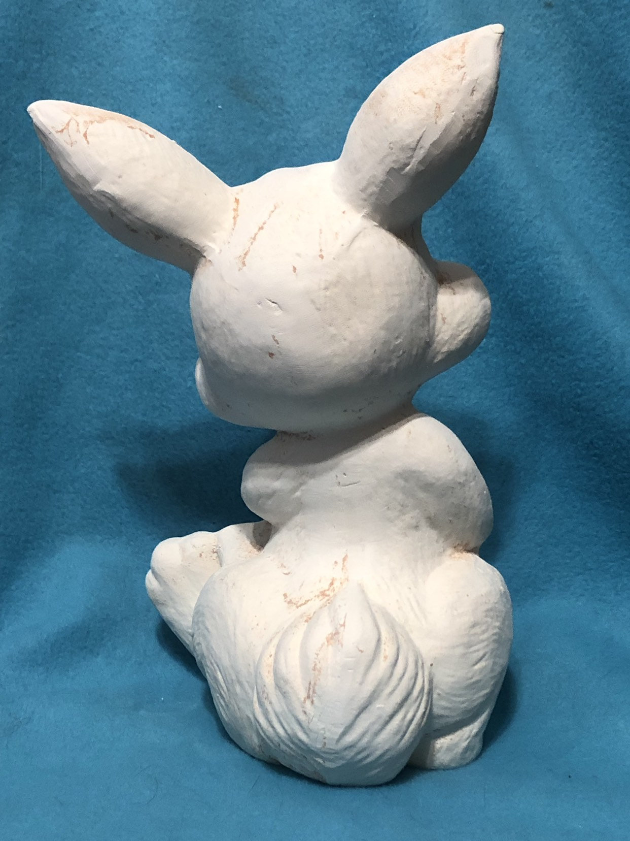 Happy Rabbit Ceramic  Bisque  ready to paint 