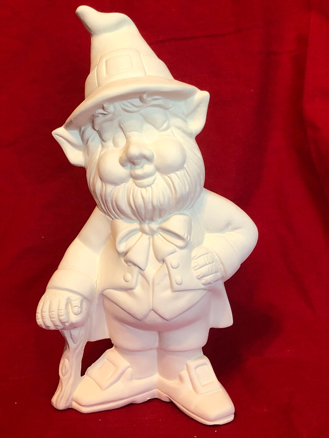 Liam Leprechaun in Ceramic Bisque Ready to Paint by Jmdceramicsart - Etsy