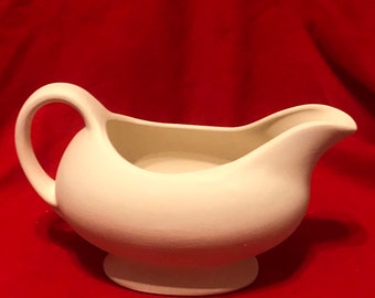 Rare Arnel's Mold Gravy Boat in ceramic bisque ready to paint by jmdceramicsart