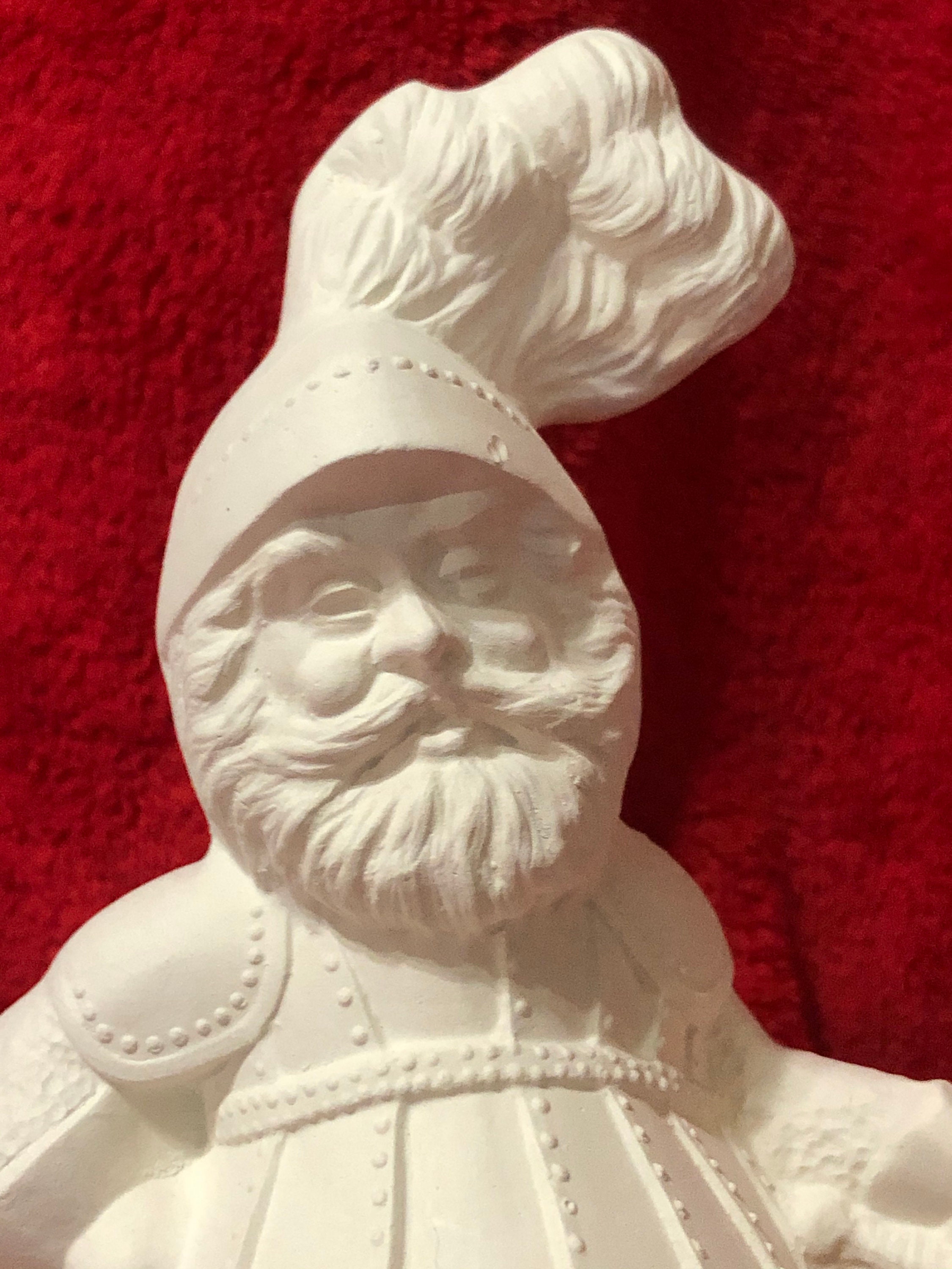 Ceramic Knight in bisque ready to paint