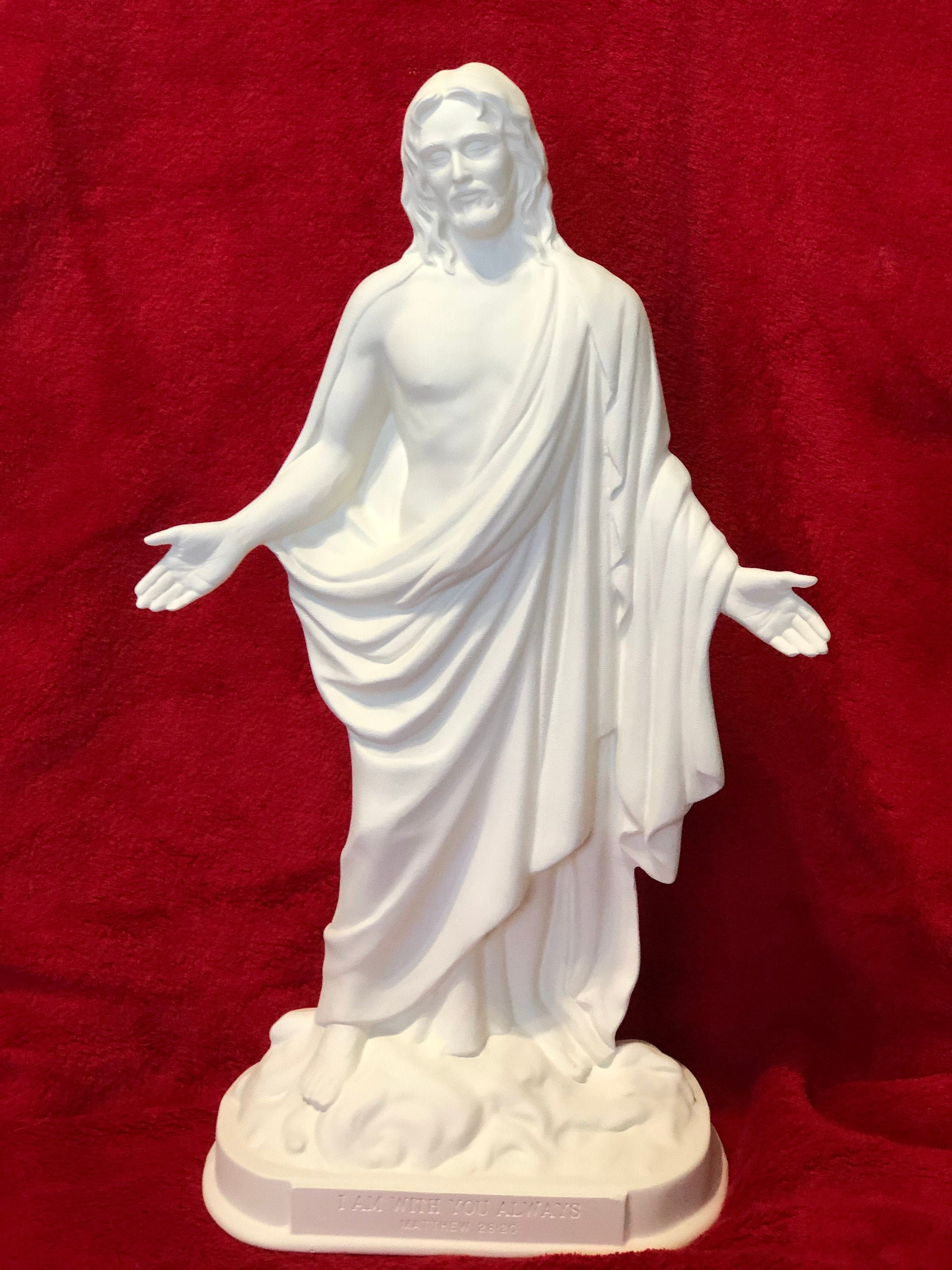 Jesus Christ in Ceramic Bisque Ready to Paint Etsy