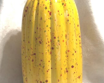 Glazed Ceramic Pumpkin