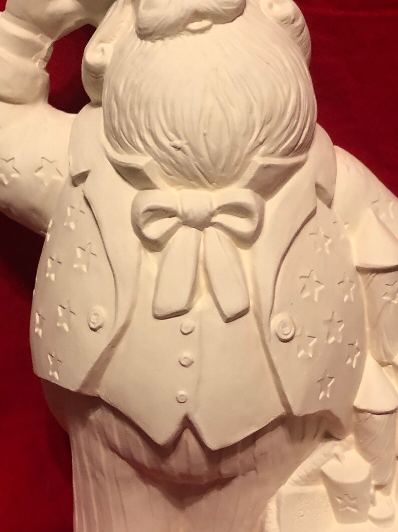 Rare Gare Ceramic USA Santa in Bisque Ready to Paint Etsy