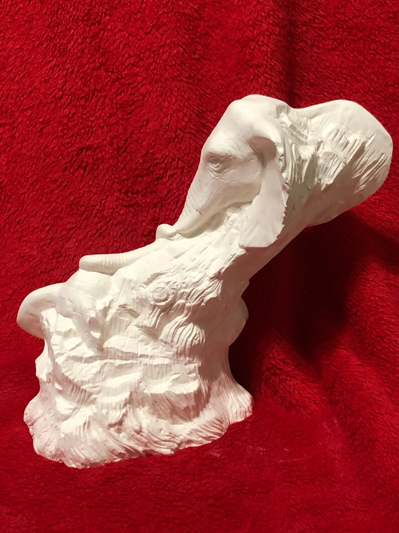 Driftwood Elephants Ceramic Bisque Ready to Paint by Etsy