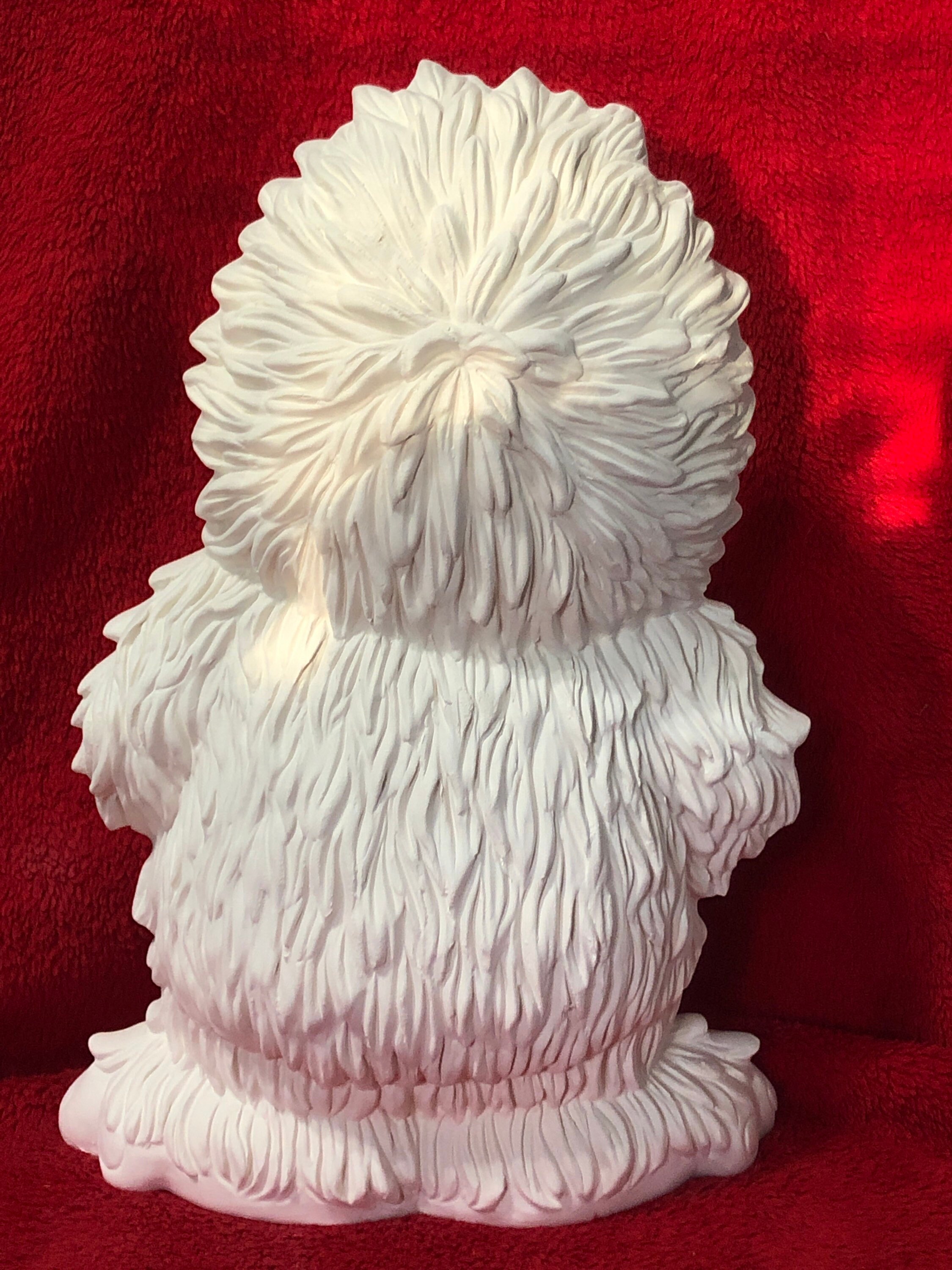 Clay Magic's New Yeti in ceramic bisque ready to paint by jmdceramicsart