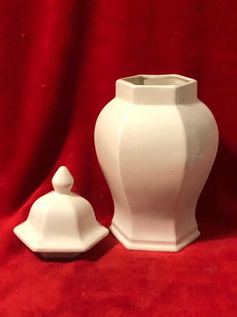 Ceramic Milk Glass Glazed Ginger Jar by Jmdceramicsart Etsy