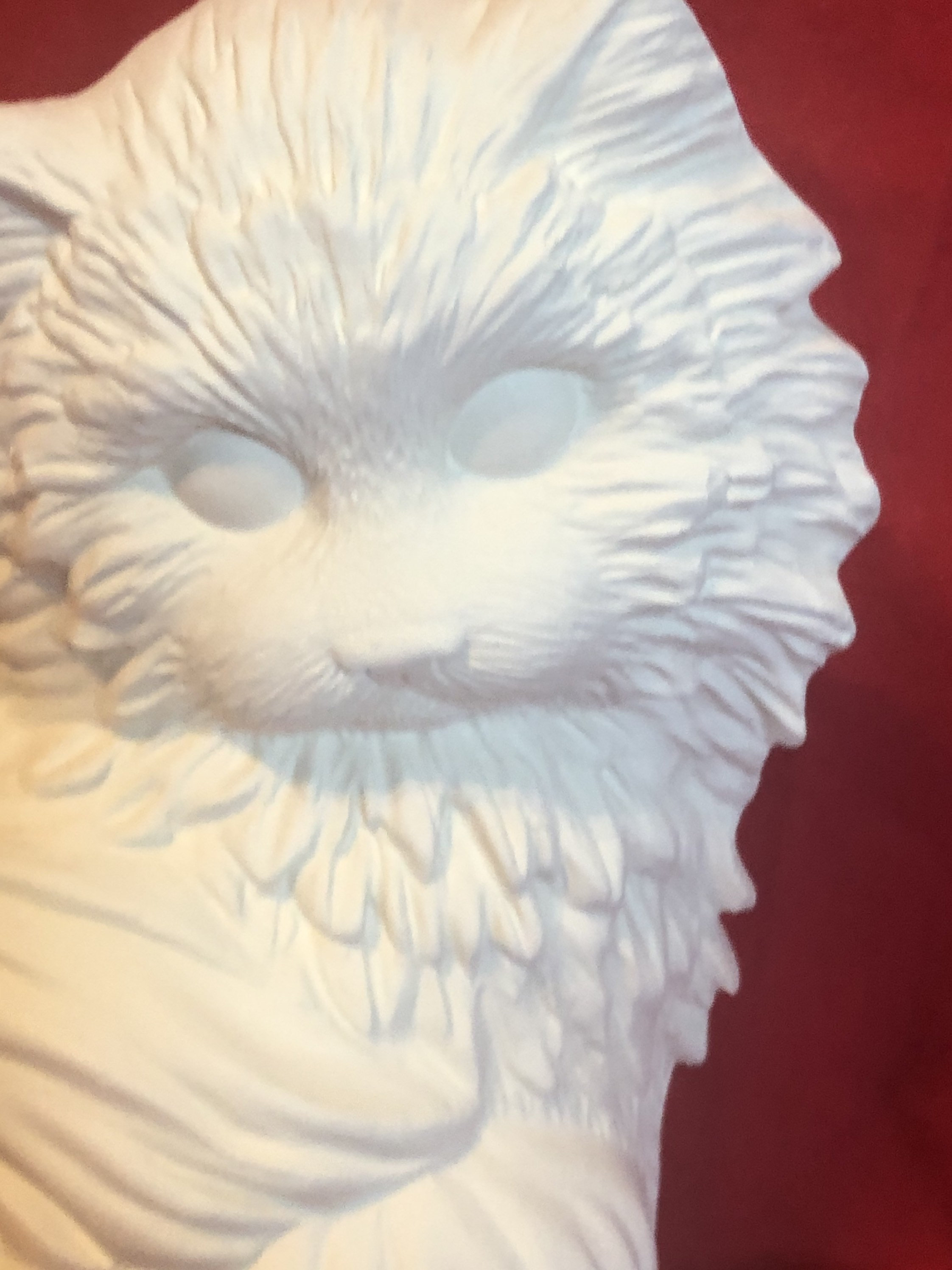 Boots the Cat in ceramic bisque ready to paint by jmdceramicsart