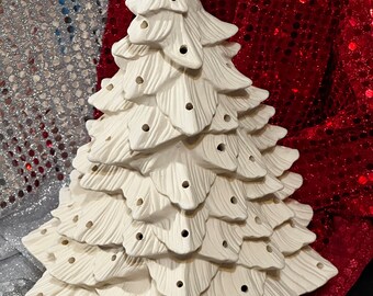 DIY 陶器ビスククリスマスツリー：手作りホリデーデコレーション（14