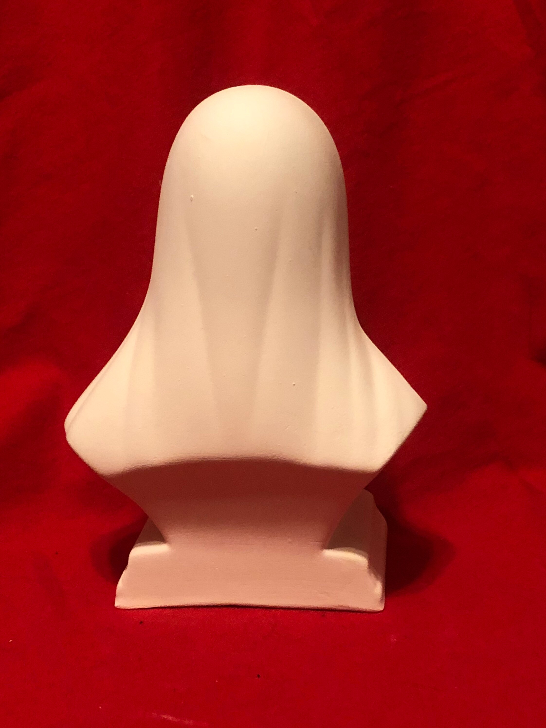 Rare Holland Molds Bust of Mary in ceramic bisque ready to paint by