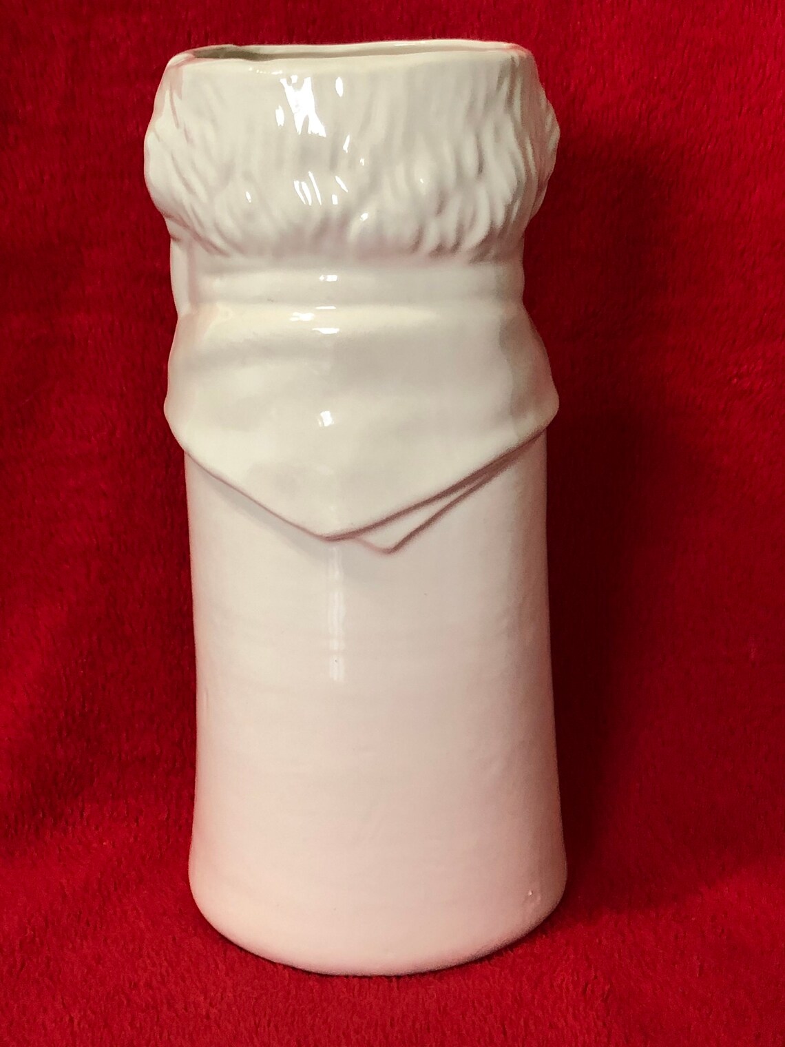 Milk Glass Glazed Ceramic Chef Utensil Holder Etsy