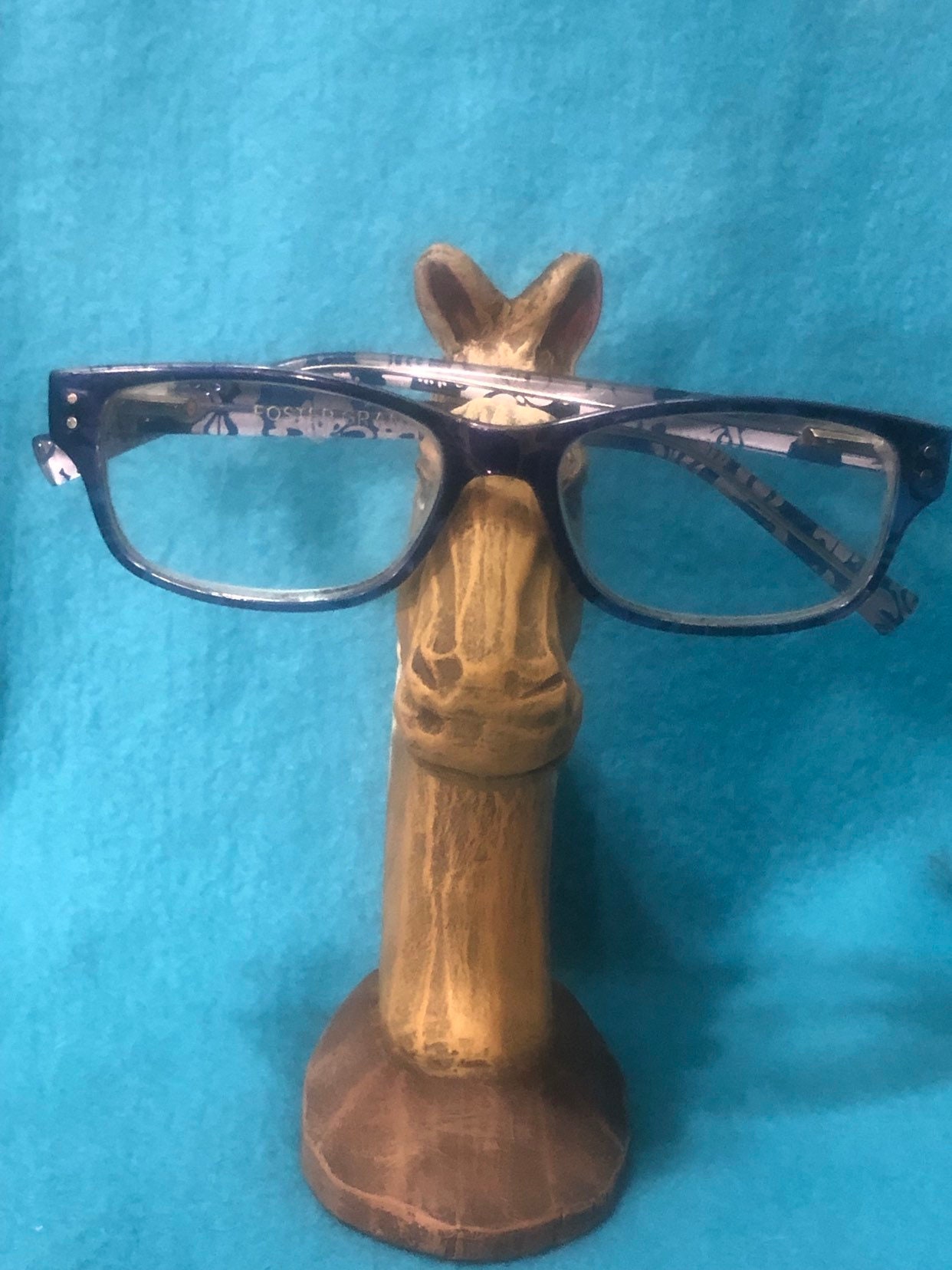 Ceramic Horse Eyeglasses Holder by jmdceramicsart