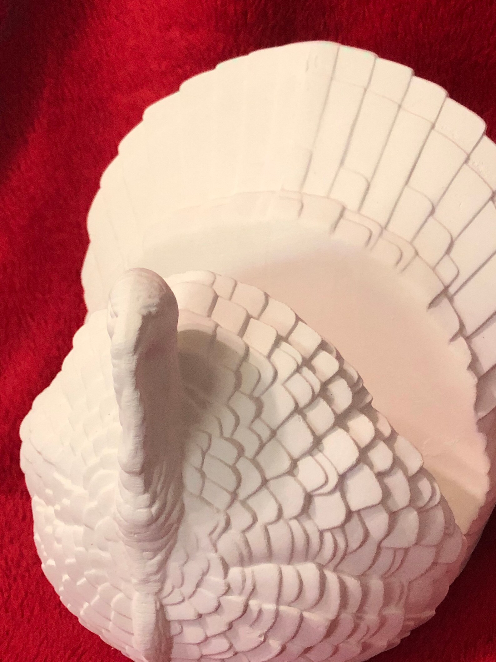Turkey Napkin Holder in Ceramic Bisque Ready to Paint Etsy