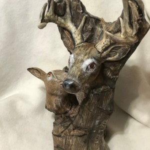 Dry Brushed Ceramic Driftwood Deer using Mayco Softee Stains by jmdceramicsart image 3