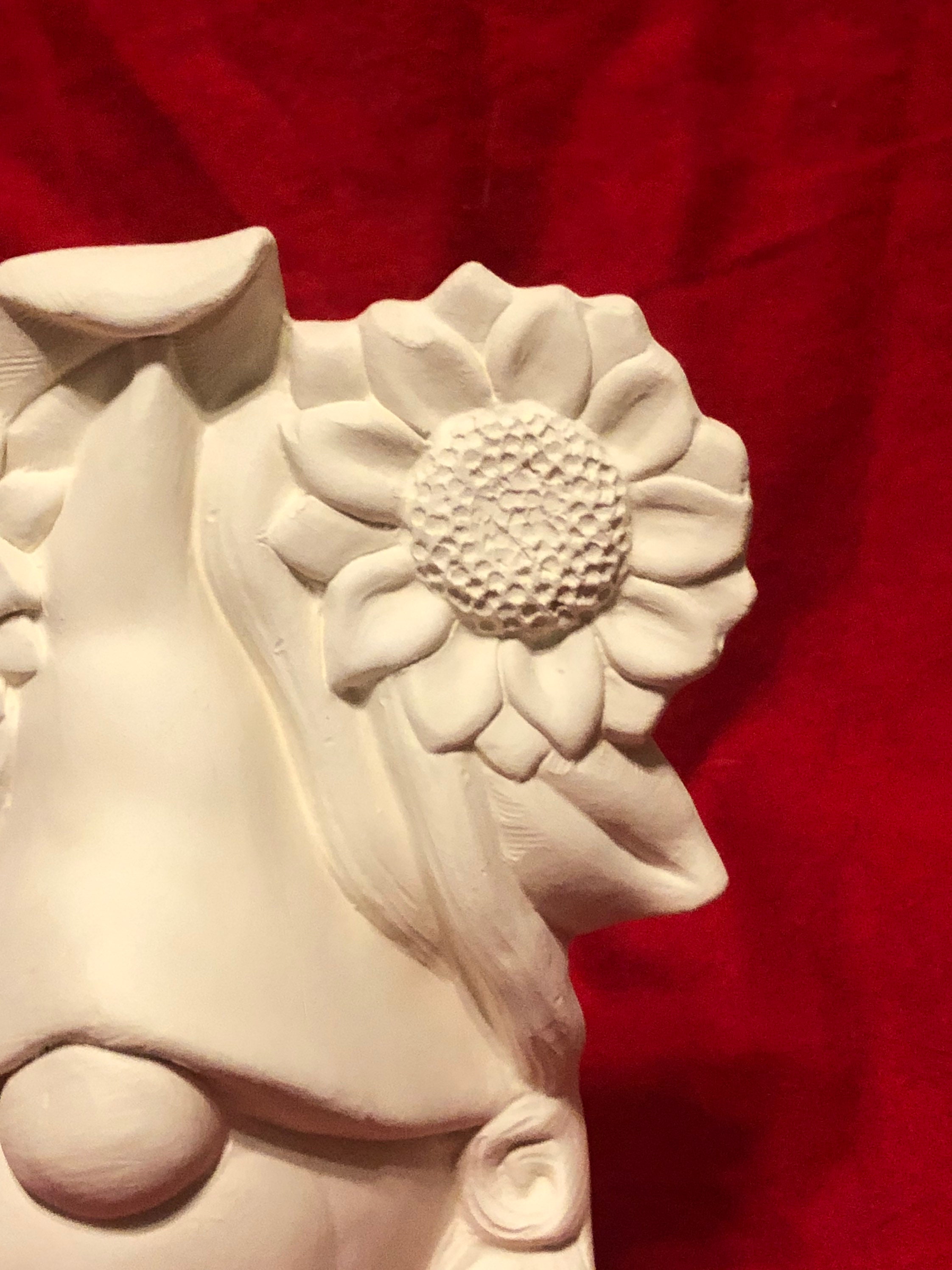 New Clay Magic Sunflower Gnome Lid for Jalopy or Pickup in ceramic