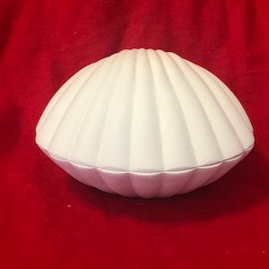 Handmade Ceramic Seashell Jewelry and Candy Dish - Ceramics to Paint - Seashell Trinket Dish - DIY Figurine on Etsy - Whimsical Home Decor