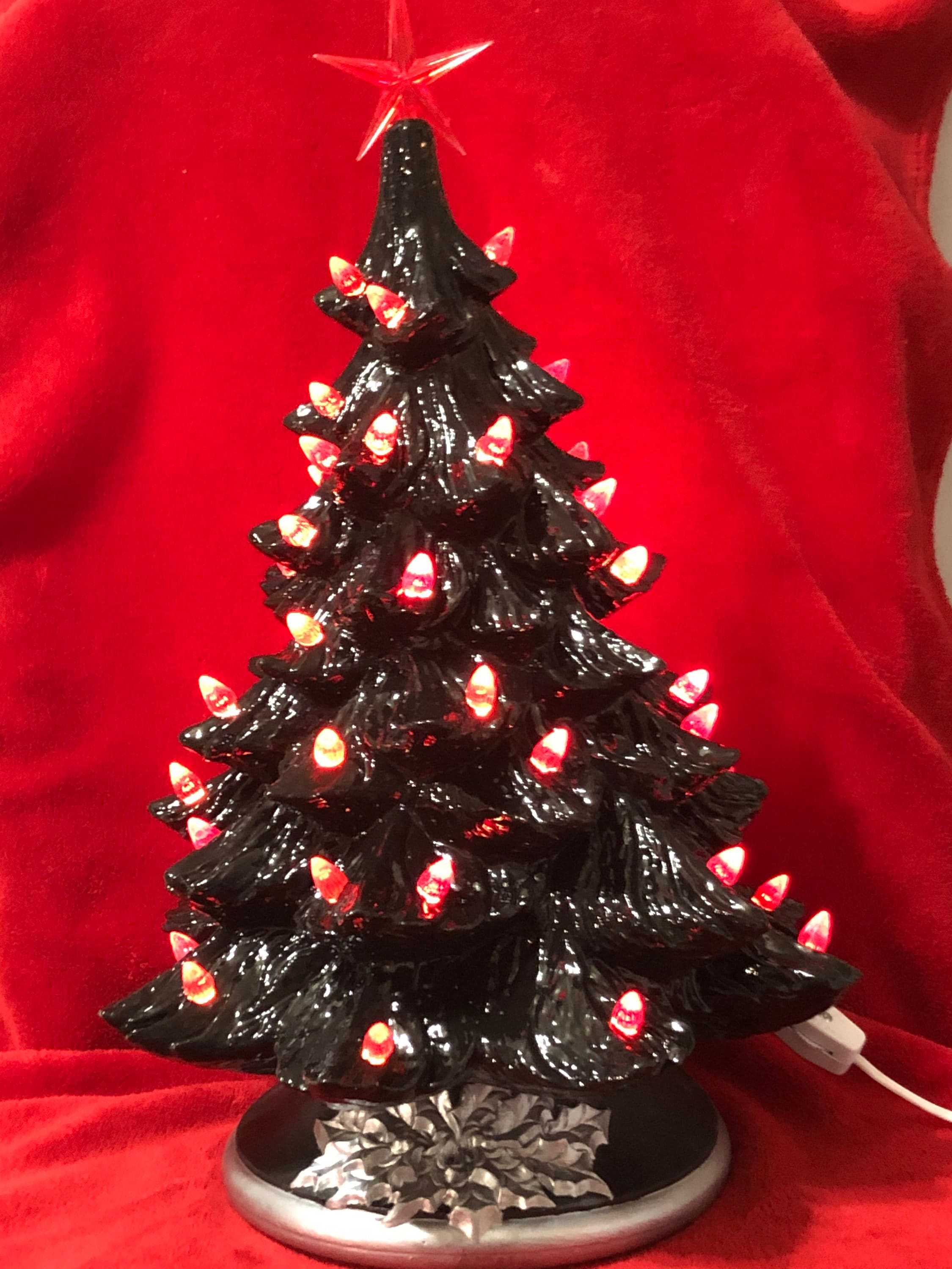 Black Diamond Ceramic Christmas Tree