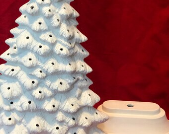 DIY 陶器クリスマスツリー：手作りの素焼き、Scioto マントルツリー