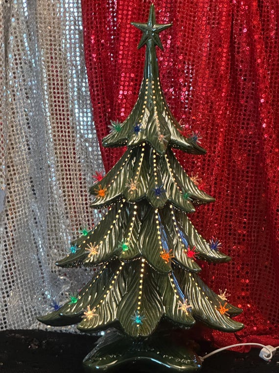 ハンドメイド陶器クリスマスツリー