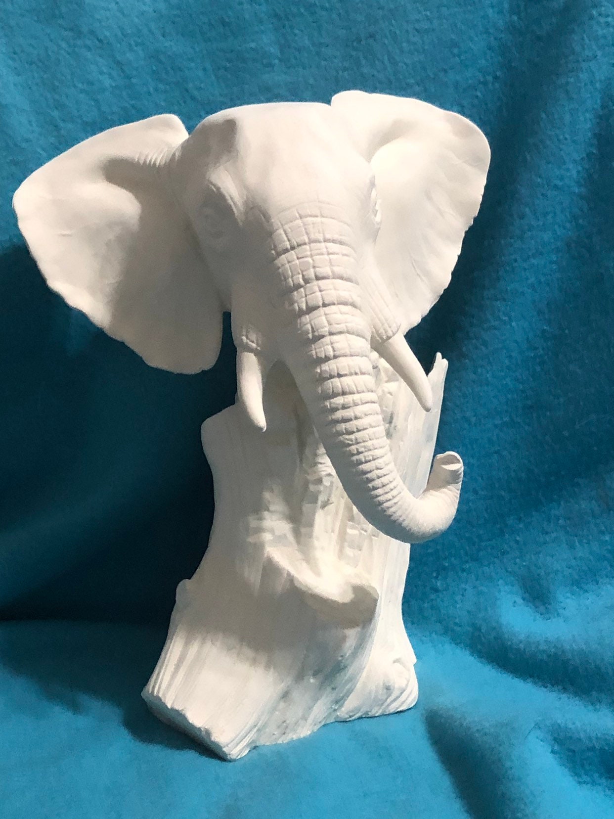 Driftwood Elephant Ceramic Bisque ready to paint