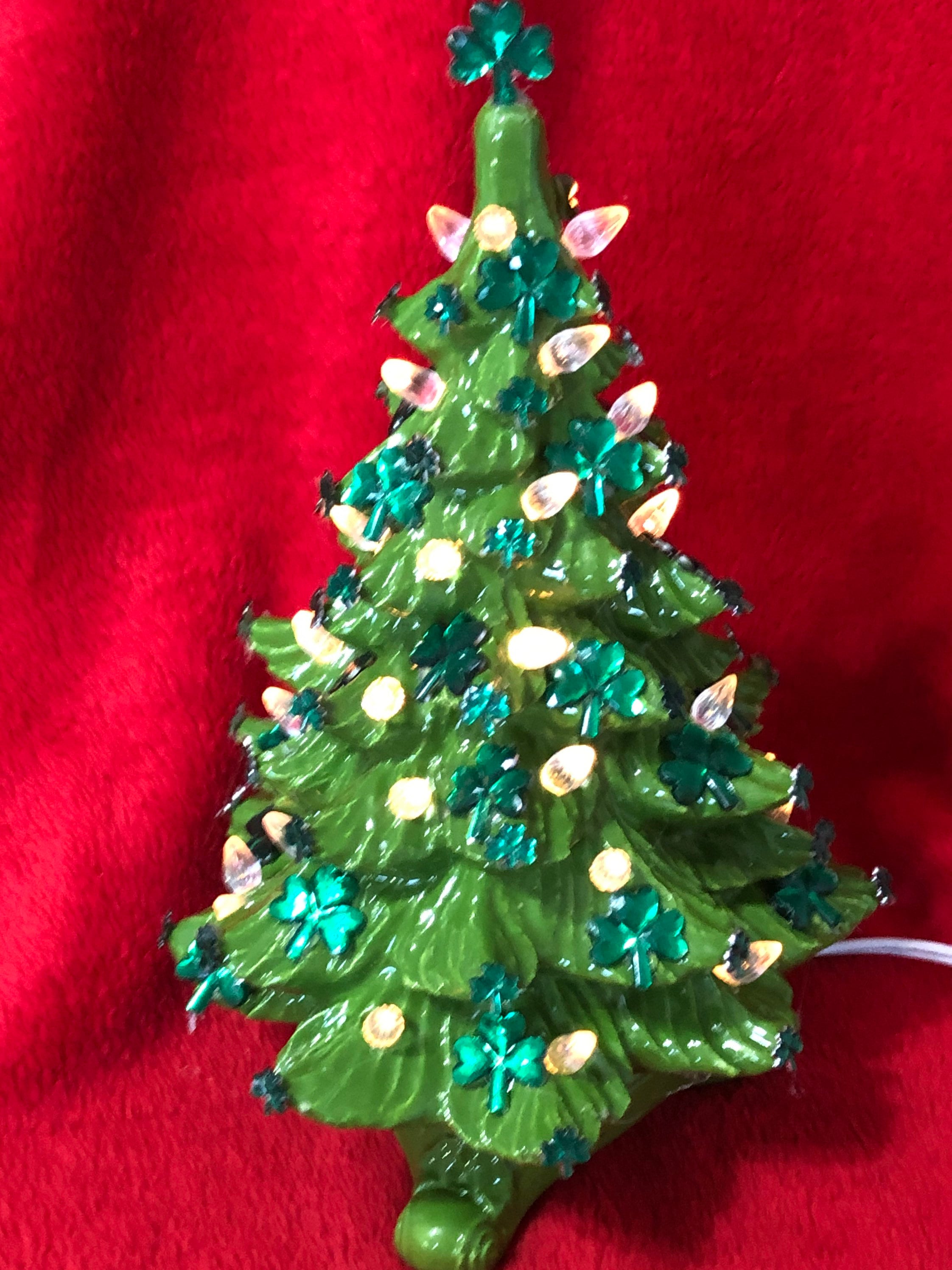 Light up Ceramic Christmas Tree With Scene 