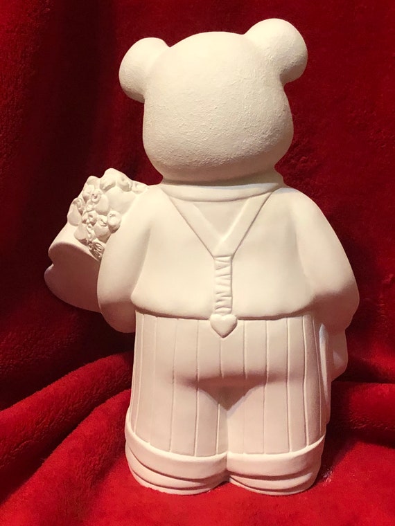 粘土で作るDIYクマの置物 - クレイマジック - バレンタインギフト