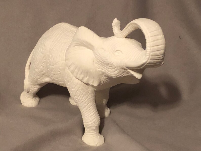Ceramic Elephant Bisque ready to paint Etsy
