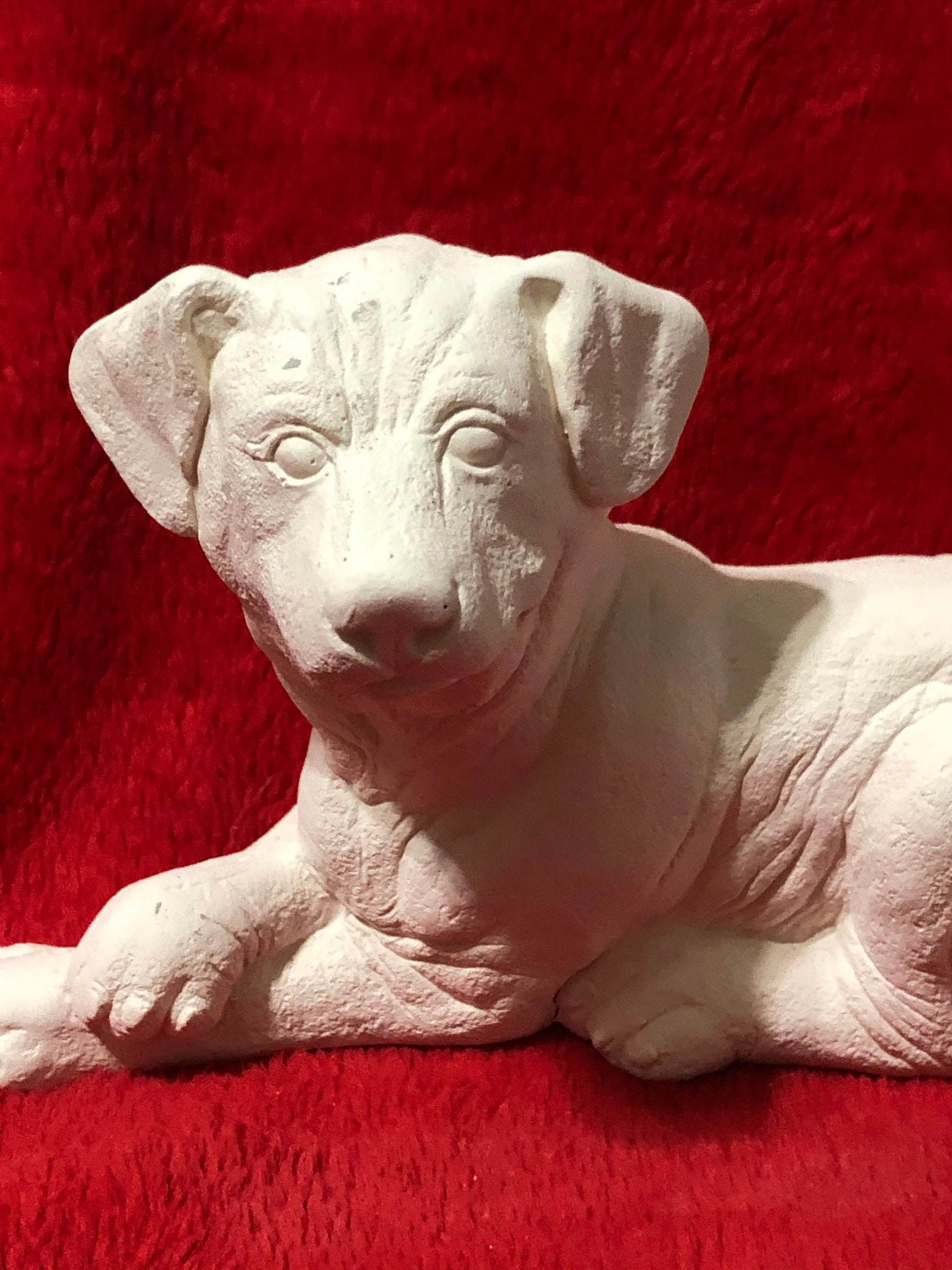 Dog in Ceramic Bisque Ready to Paint Etsy