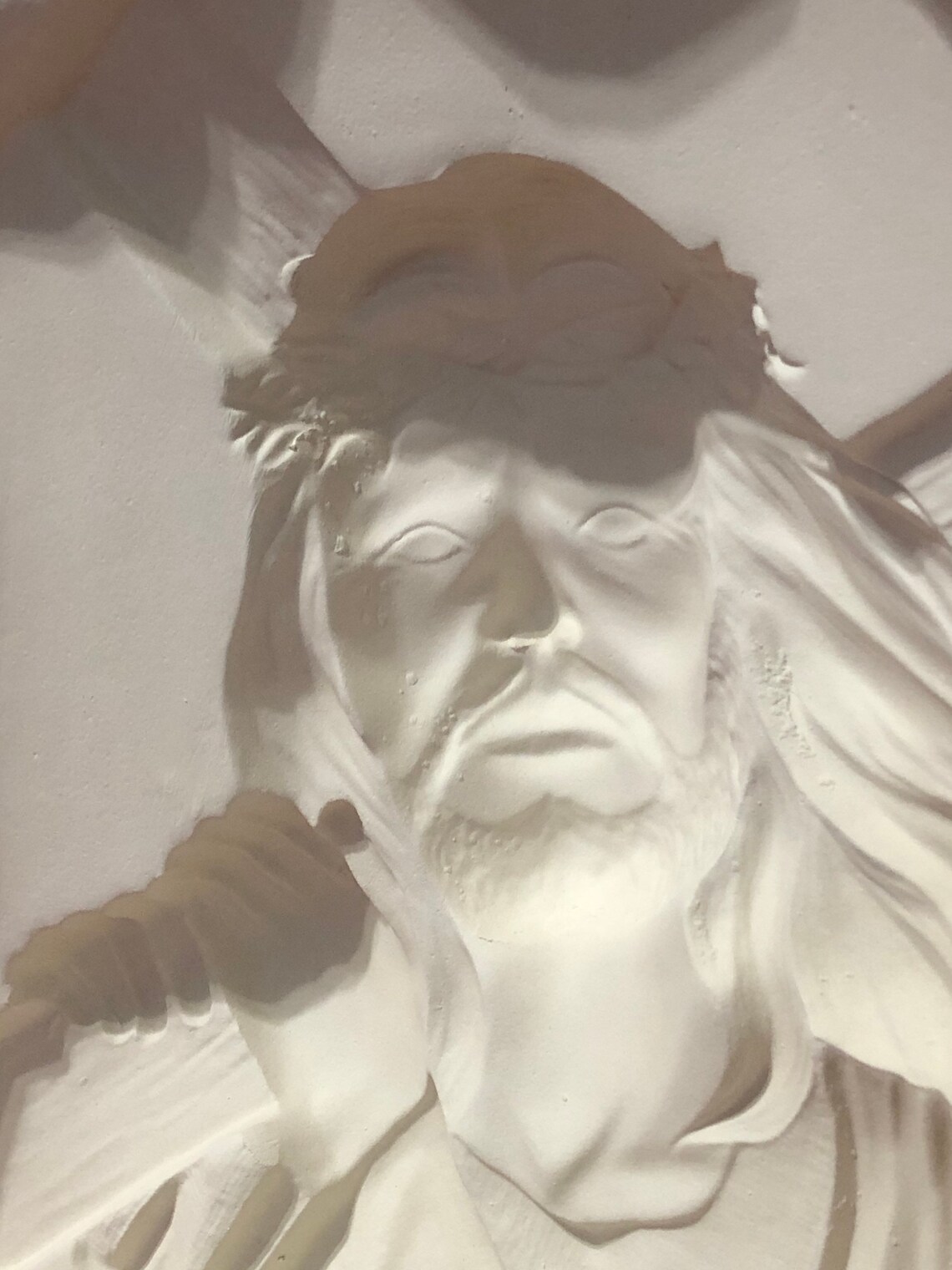 Jesus and Cross Hologram With Light Kit Custom Paint | Etsy