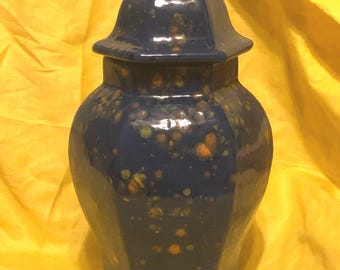 Glazed Ceramic Ginger Jar by jmdceramicsart