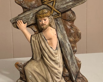 Jesus and the cross by jmdceramicsart