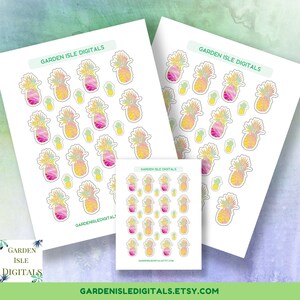printable stickers print and cut stickers digital stickers etsy