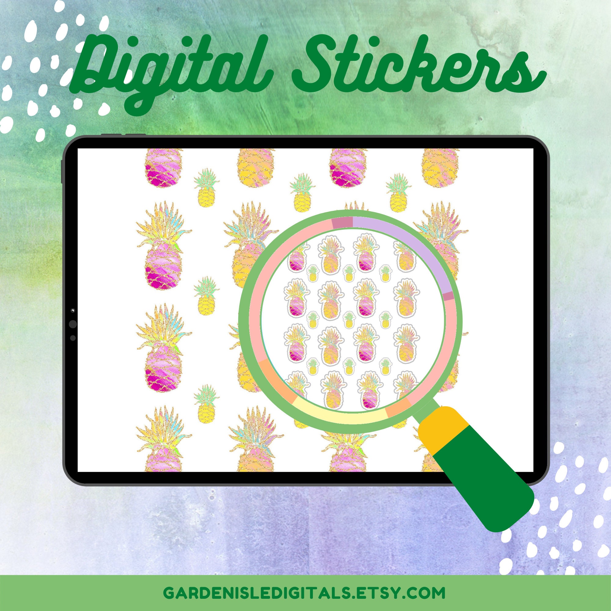Printable Stickers Print and Cut Stickers Digital Stickers | Etsy