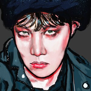BTS Jhope art print Jung Hoseok