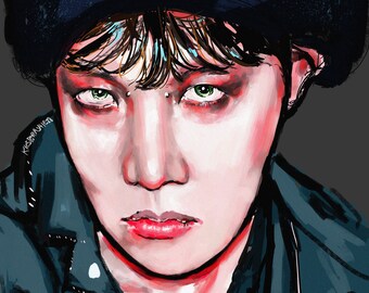 Impresión de arte BTS Jhope Jung Hoseok