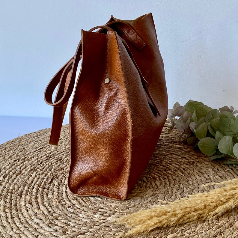 Handtasche / Leder / Shopper / XL Tasche / Bild 7