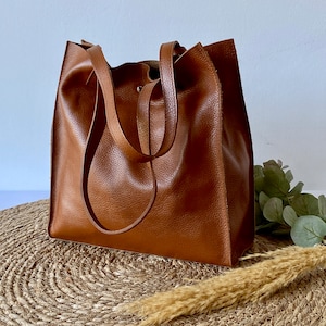 Handbag / Leather / Shopper / XL Bag /